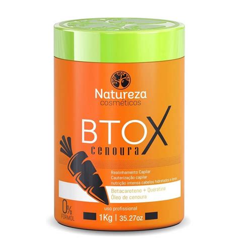 Botox De Cenoura 1kg Natureza Cosméticos