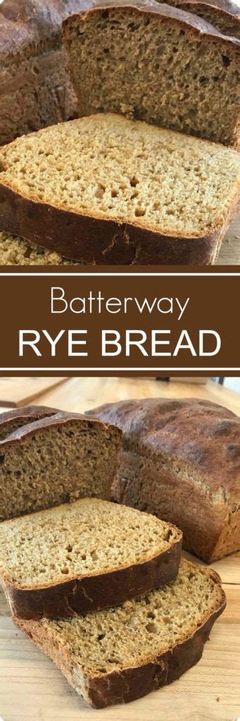 Batterway Rye Bread An Easy No Knead Rye Bread That S Full Of Flavor Find Recipe At