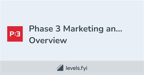 Phase 3 Marketing And Communications Careers Levelsfyi