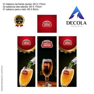 Adesivo Envelopamento Geladeira Cerveja Stella Artois Shopee Brasil