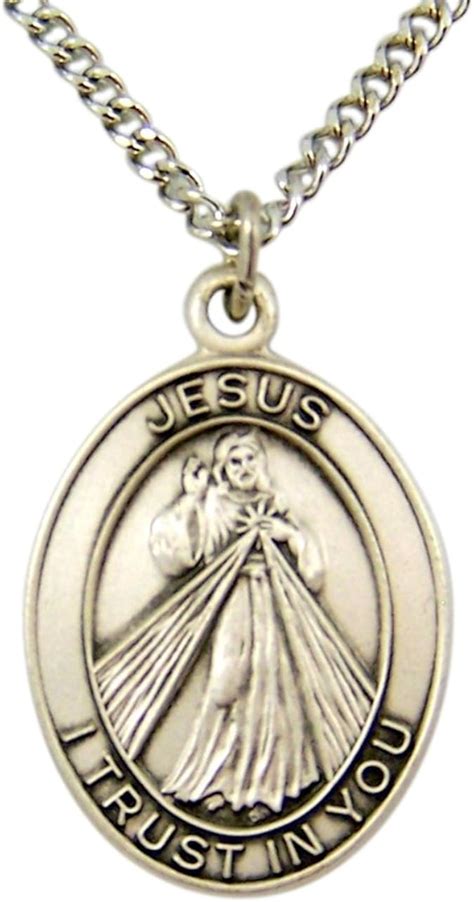 Amazon Catholic Patron Saint Pendants Sterling Silver The Divine