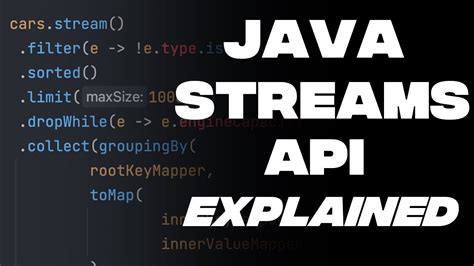 Java Streams Api Explained With Examples Youtube