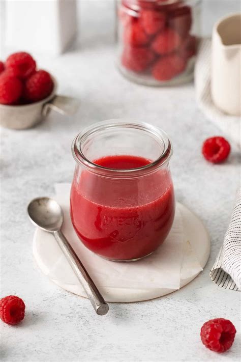 Raspberry Coulis 3 Ingredients Meaningful Eats