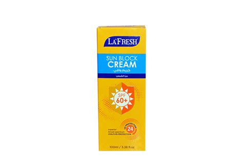 Sun Block Cream Spf 60 Lafresh