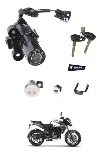 Kit Cerradura Tambor Bajaj Rouser Ns 200 Original Gb Motos Envío gratis