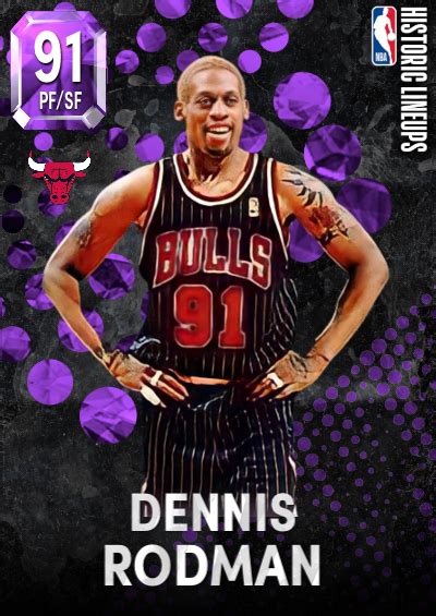 Nba K Kdb Custom Card Dennis Rodman