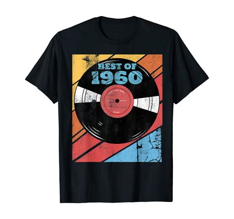 Vintage Best Of 1960 60th Birthday Vinyl Record Collector T Shirt Unisex Tshirt