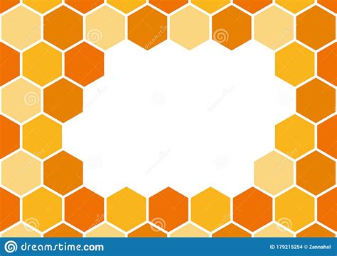 Honeycomb Border Stock Photo Cartoondealer