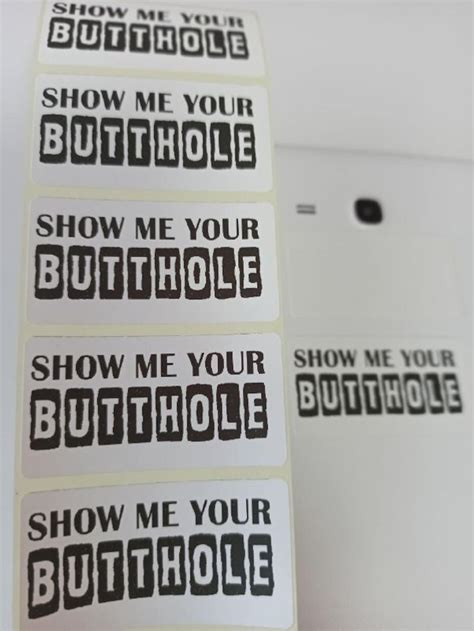 Show Me Your Butthole Mega Pack Sticker Pcs Decals Gag Etsy