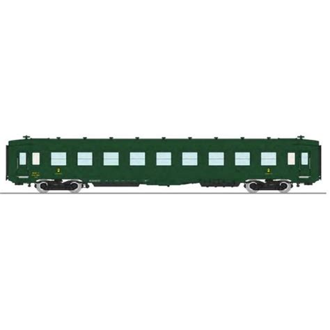 HO Voiture DEV AO Couchettes B9c9 Vert 306 SNCF Ep IIIb REE