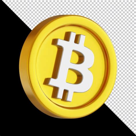 Premium Psd Bitcoin Btc Cryptocurrency Coin D Rendering Illustration