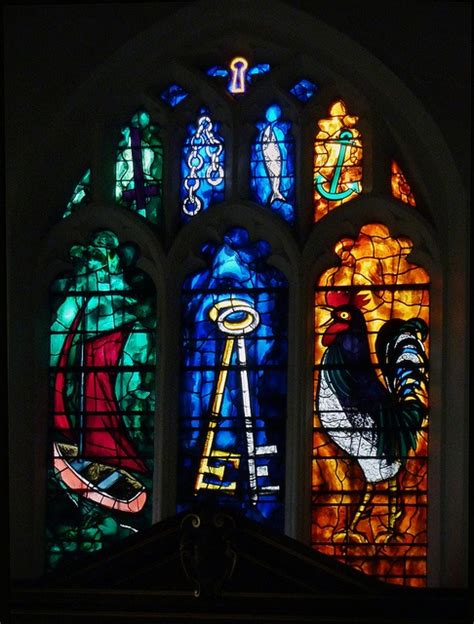 Babraham St Peter East Window By John Piper Stained Glass Decor