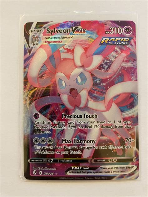 Pokemon Sylveon VMax 075 203 Evolving Skies EN Kaufen Auf Ricardo