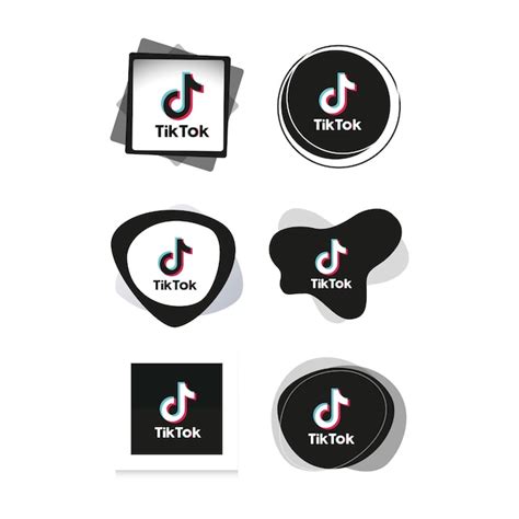 Premium Vector Tik Tok Social Media Logo Icon Technology Network