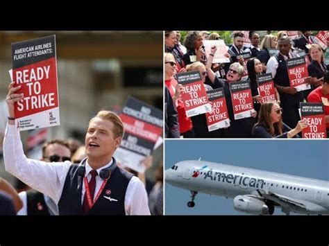 American Airlines Flight Attendants Vote To Authorize A Strike Youtube