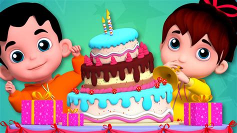 Happy Birthday Song Birthday Song Nursery Rhymes Kids Songs Youtube