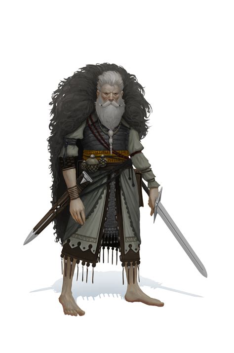 Artstation Old Man Swordsman