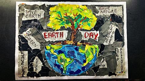 Earth Day Collage Collage Making Ideas Collage Making World