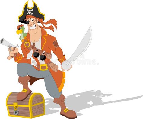 Cartoon Pirate Stock Vector Illustration Of Captain 69939075