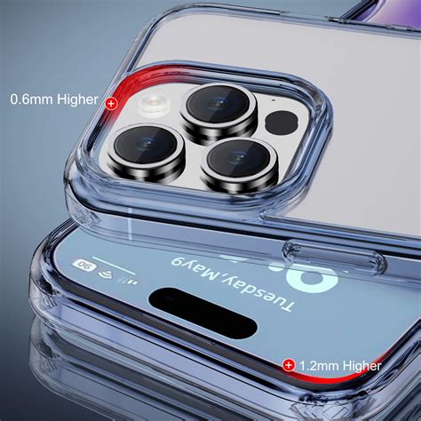 Бронированный защитный прозрачный чехол для iPhone 14, 15 Plus, 12, 13 ...