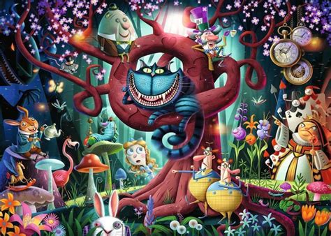 RAVENSBURGER 16456 Alice In Wonderland Almost Everyone Is Mad