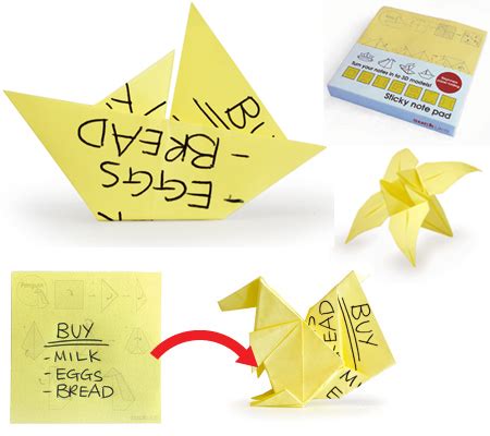 Origami Sticky notes - Walyou