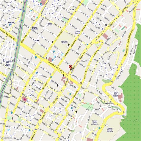 Map of Bogota - TravelsMaps.Com