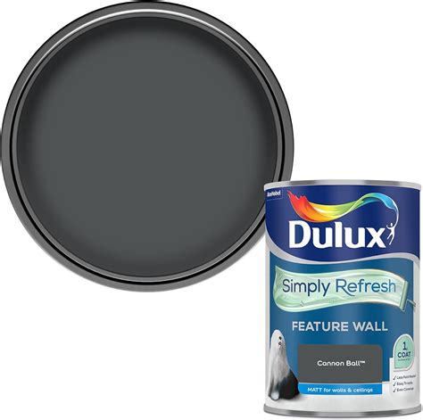 Dulux Feature Wall Matt Emulsion Paint For Walls And Ceilings Sapphire