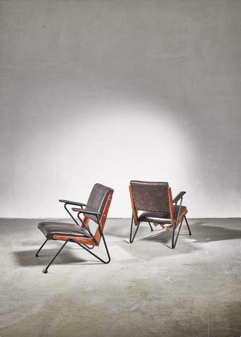 Lina Bo Bardi pair of armchairs, Brazil, 1950