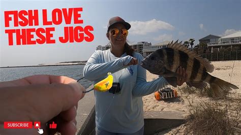 JIG FISHING With LIVE SHRIMP For FISH With TEETH YouTube