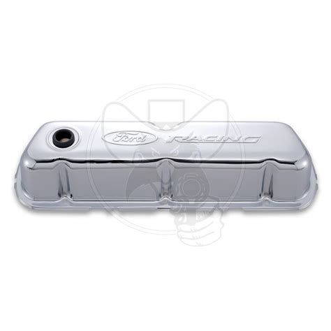 Pr302 070 Proform Valve Covers Chrome Non Efi Wlogo Fits Ford Racing Windsor