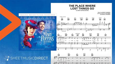 The Place Where Lost Things Go Sheet Music (from Mary Poppins Returns) - Piano, Vocal & Guitar ...