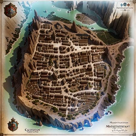 Fantasy City Map Generator - CityMapV1 | Stable Diffusion LoRA | Civitai