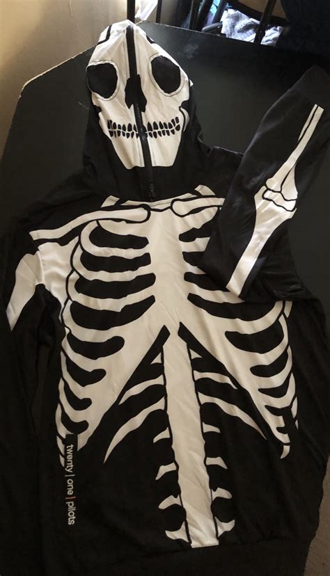 New Authentic Twenty One Pilots Skeleton Hoodie Small For Sale In La Vergne Tn Offerup