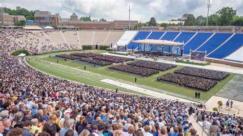 Commencement in Wallace Wade Stadium - Duke Centennial