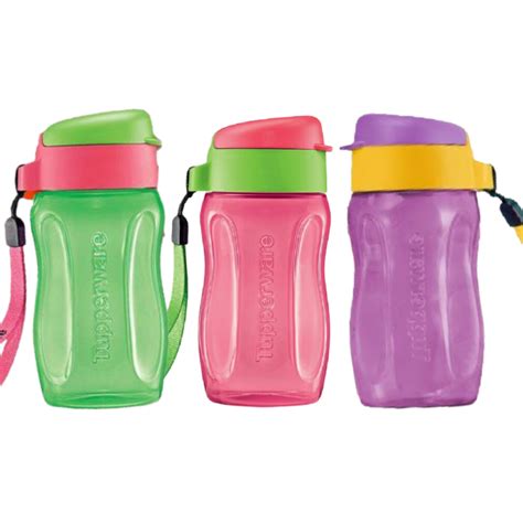 Tupperware Slim Eco Bottle Mini With Strap 1 Pc 310ml Lazada