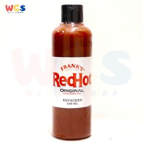 Frank S Franks Red Hot Original Cayenne Pepper Sauce 250 Ml Repacked Lazada Indonesia