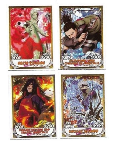 Kit 200 Cards Figurinhas Naruto Boneco Acessórios MercadoLivre