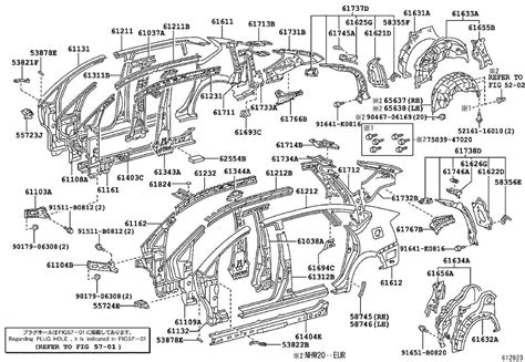 Visual Breakdown Of 2011 Toyota Prius Body Parts