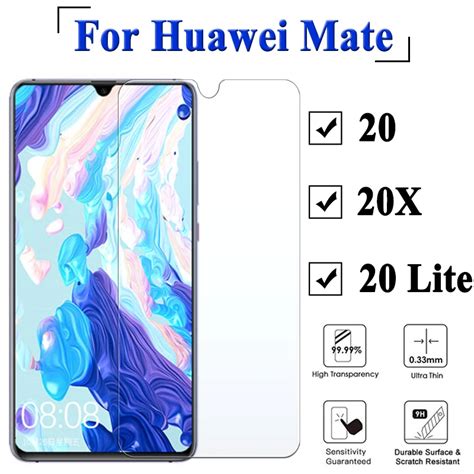 Vidro de proteção sobre o para huawei mate 20 x filme protetor de tela