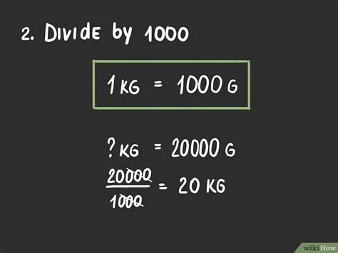 Cómo Convertir De Gramos A Kilogramos 8 Pasos