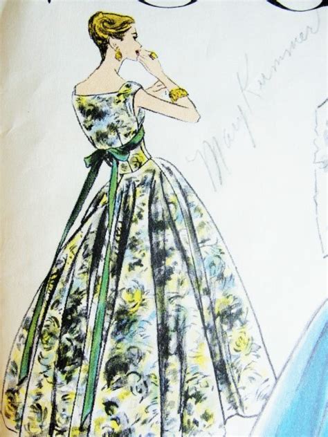 S Beautiful Cocktail Dress Evening Gown Pattern Vogue Fitted