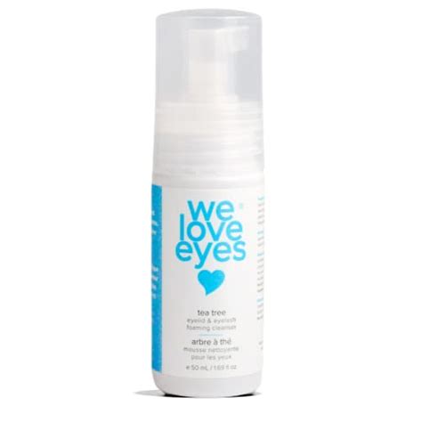 We Love Eyes Tea Tree Eyelid Foaming Cleanser Vegan All