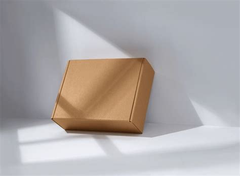 Delivery Cardboard Box Mockup Images Stock Photos D Objects