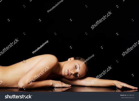 Sensual Portrait Nude Woman Lying Closed Stock Photo Shutterstock