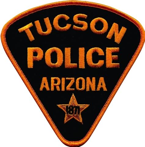 AZ Arizona State Tuscon Police Department Shoulder Patch