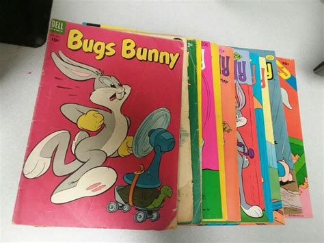 Bugs Bunny 12 Issue Golden Silver Bronze Age Cartoon Comics Lot Run Set