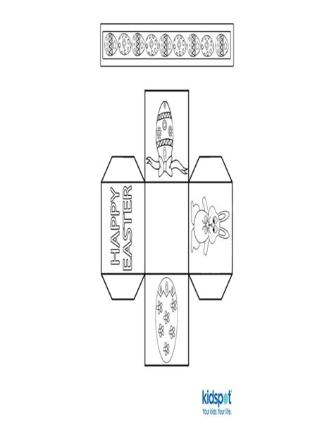 Easter Egg Basket Template Free Download