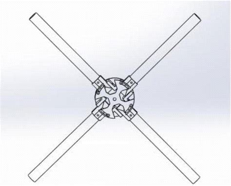 多旋翼无人机折叠结构的制作方法 2