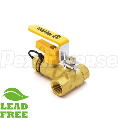 Webstone Pro Pal W Treaded Brass Ball Valve W Hose Drain